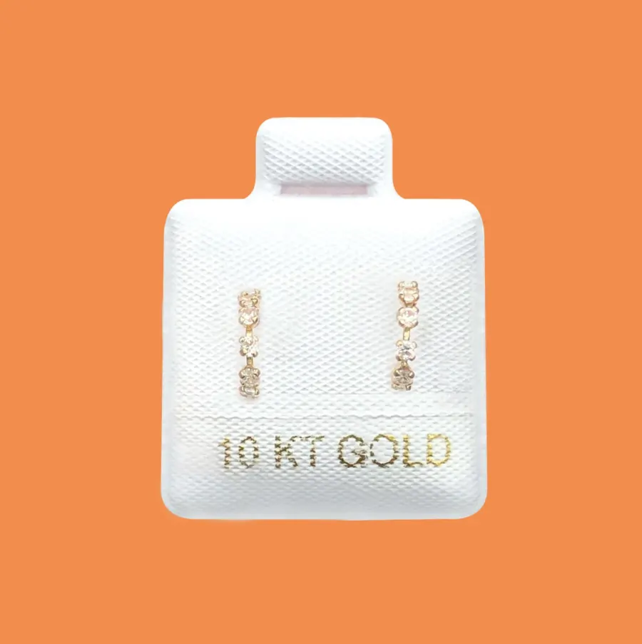 Broqueles Mini Huggie Oro 10K