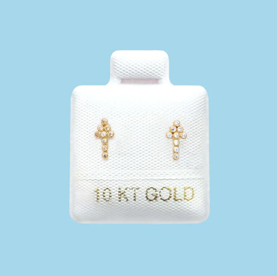Broqueles Oro 10K Flecha R777