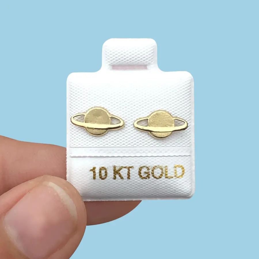 Broqueles Oro 10K Jupiter