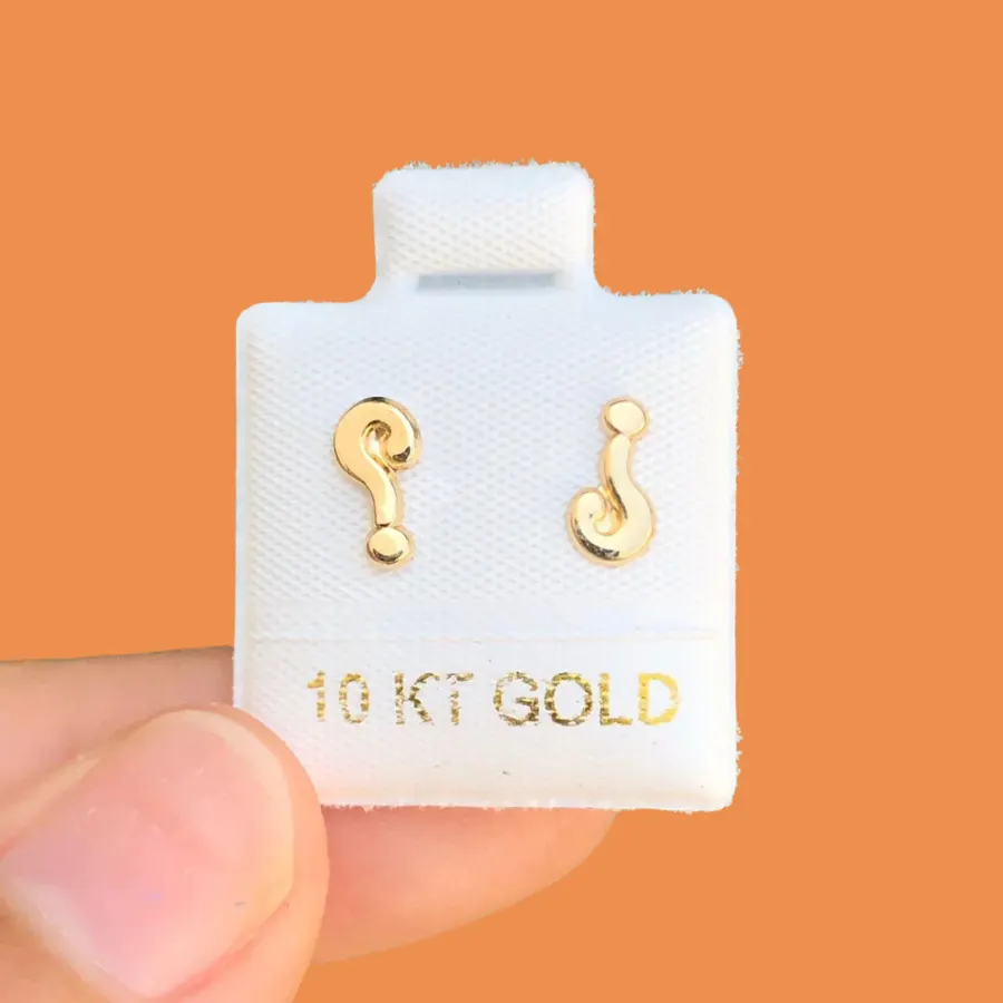 Broqueles Oro 10K Signo