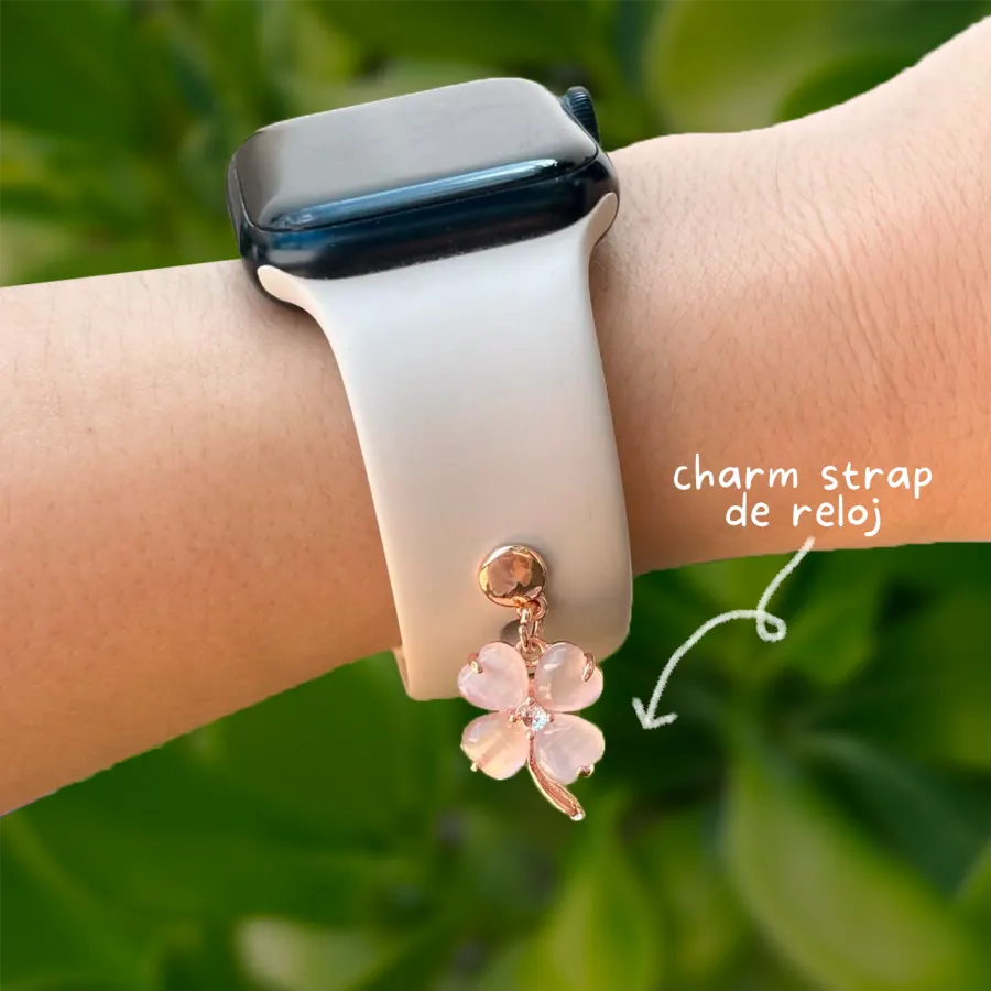 Charm de Flor para Correa de Reloj