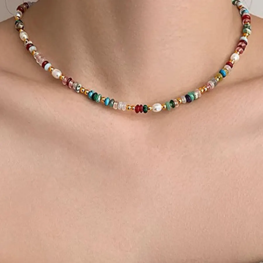 Collar Cuentas de Colores