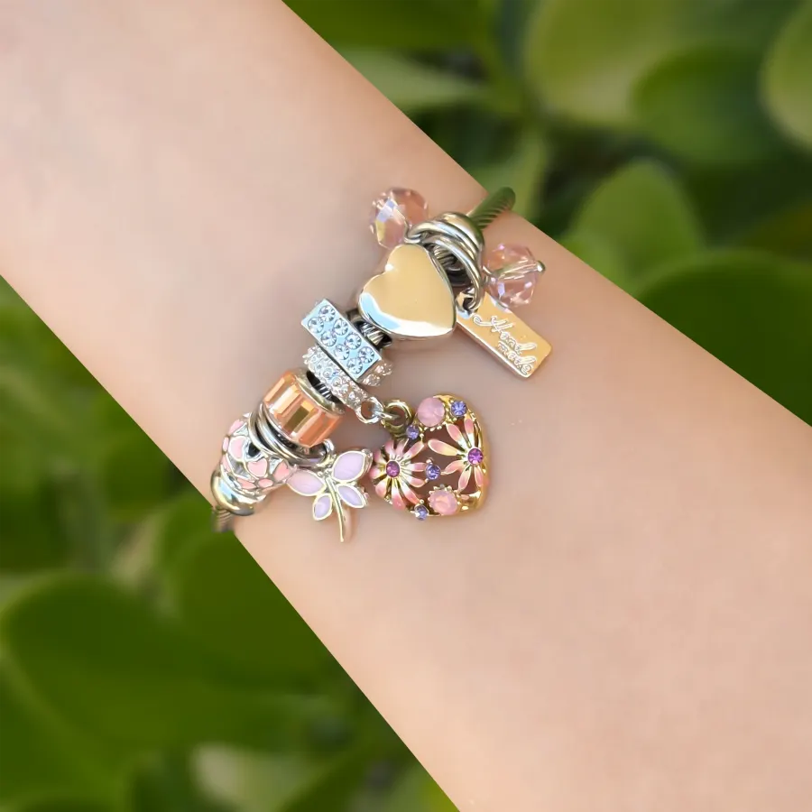 Pulsera Pinky de Charms Acero Inoxidable