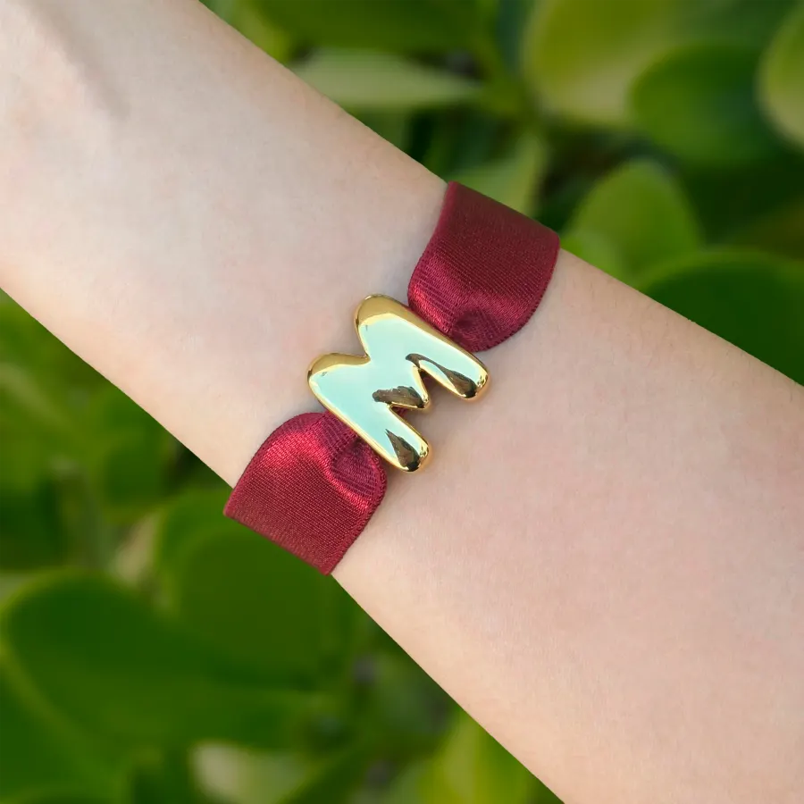 Pulsera Elastica de Letra M