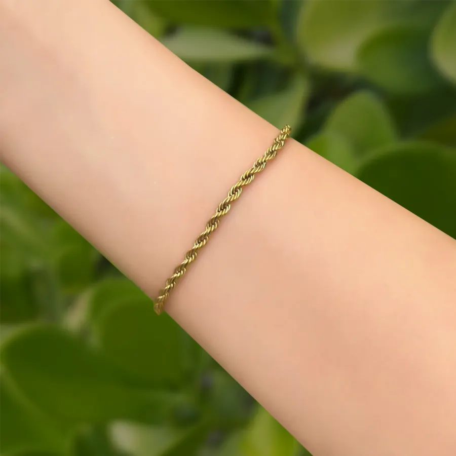 Pulsera Dorada Kroll Acero Inoxidable