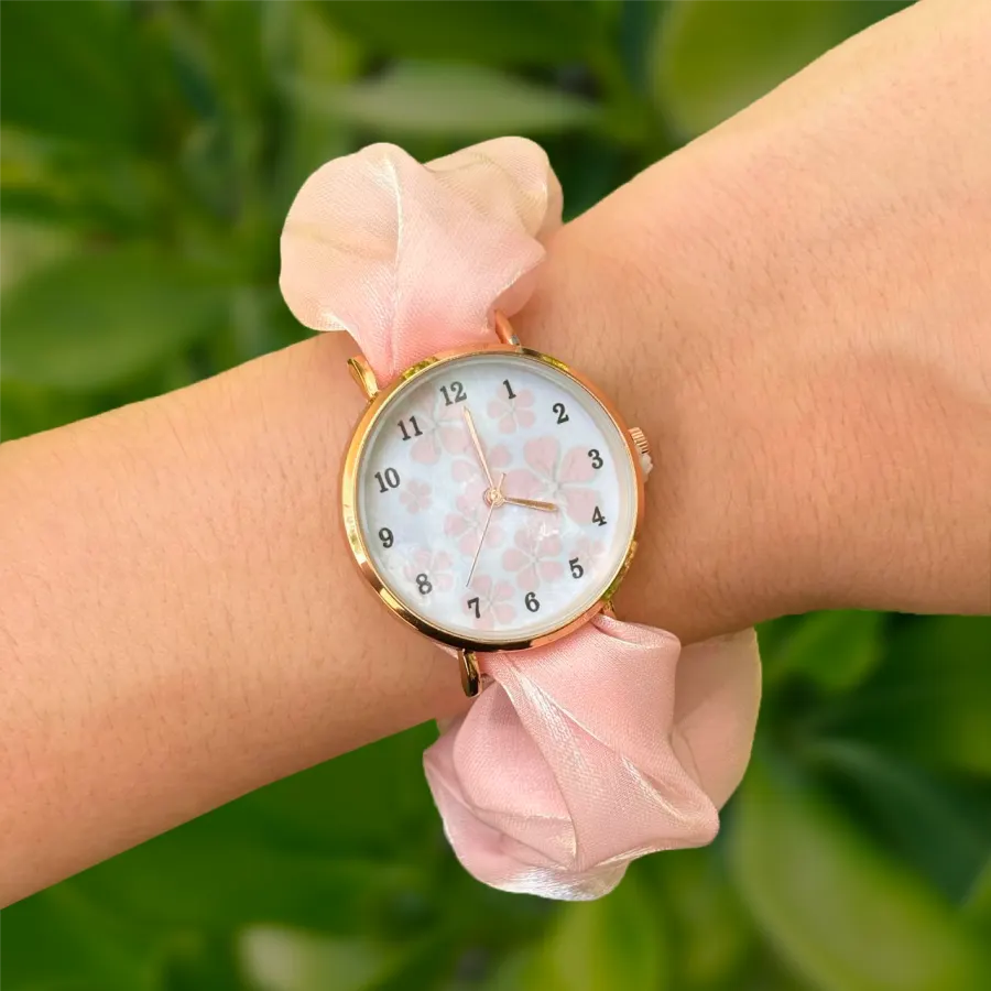 Reloj Scrunchies de Mano Rose